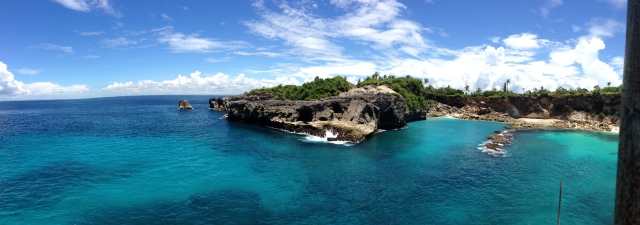 Wide View of Jumping Cliff